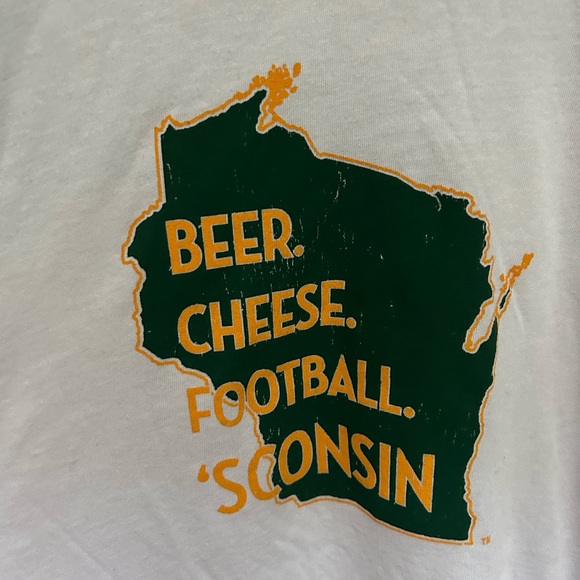 💜 CLEARANCE 2/5 MY STATE TREADS WI PJ Top. Size XXL. - Picture 3 of 6